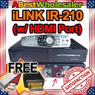  Link IR 210 FTA Satellite Receiver HDMI Ready Free HDMI Cable