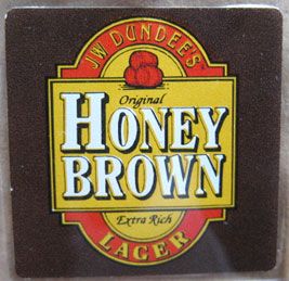 Honey Brown Beer Keychain JW Dundees Rochester New York
