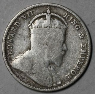 1906 British Honduras Silver 25 Cents Quarter Only 60K Made Elusive
