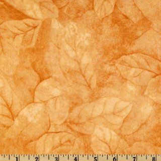 44 Wide Essentials Leafy Textures Gold Fabric By The