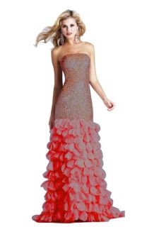 Sherri Hill 8434 Strapless Sequined Evening Gown Various Colors Sizes