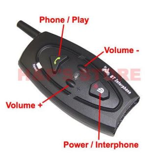 Motorcycle Bluetooth Multi Interphone Intercom Headsets