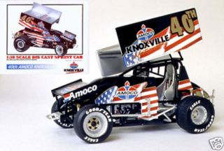 WORLD OF OUTLAWS DIRT SPRINT CAR GMP 1 18 KNOXVILLE 40TH AMOCO DIECAST