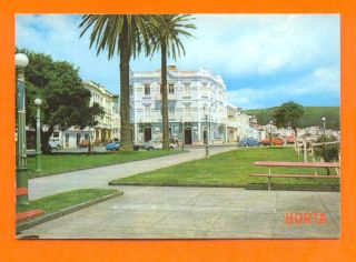 Postcard Portugal Azores Faial Horta Car Cars 1970s