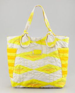 Haley Diamond Tate Medium Tote Bag, Lemon Custard