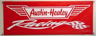 Austin Healey Racing Heavy Duty Wall Display Banner 