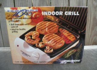 Windmere Health Zone Indoor Grill w Removable Dishwasher Safe Grill