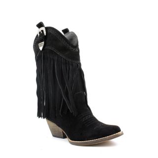 Volatile Hillside Womens Size 8 Black Regular Suede Western Boots