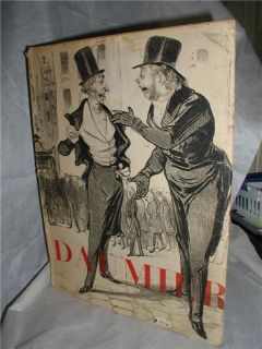 Honore Daumier Lithographs Book 1946 Reynal Hitchcock HB DJ