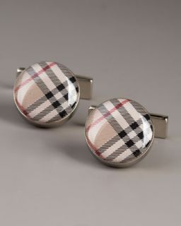  tan available in trench check $ 165 00 burberry round check cuff links
