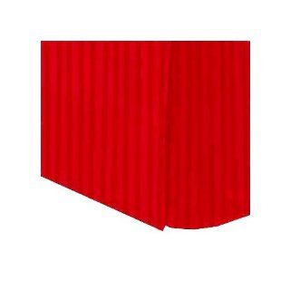 300tc Egyptian Cotton Stripes Red King Pleated Tailored