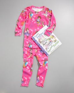 Books To Bed Fancy Nancy Pajama and Book Set   