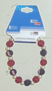 Pine Sports NBA Miami Heat Handmadeclay Beaded Bracelet