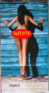 Calendar Sexy Sabrina Ferilli Nude Calendario Max 2000