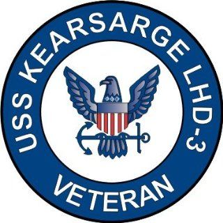 US Navy USS Kearsarge LHD 3 Ship Veteran Decal Sticker 3.8 6 Pack