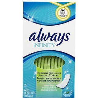 Always Infinity Pads Without Wings, Heavy, 32 ea, Health