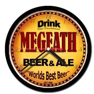 MEGEATH beer and ale cerveza wall clock 