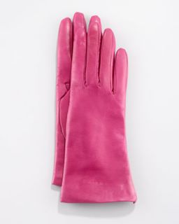 Diane von Furstenberg Leopard Print Calf Hair Opera Gloves   Neiman