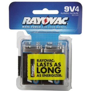Rayovac Alkaline Batteries, 9V, Reclosable Pack
