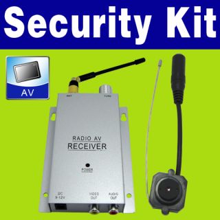  CCTV Mini Spy Cam Pinhole Hidden Security Camera Full System