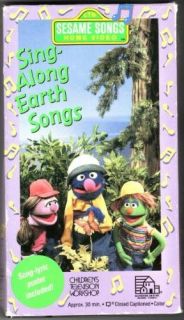 SING ALONG EARTH SONGS SESAME [VHS] Various