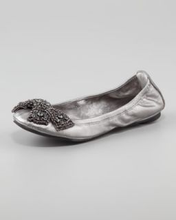  flat pewter available in pewter $ 250 00 tory burch eddie metallic