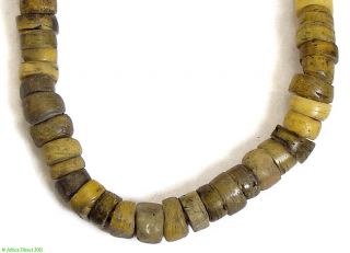 Hebron Cousins Yellow Trade Beads Smaller Africa