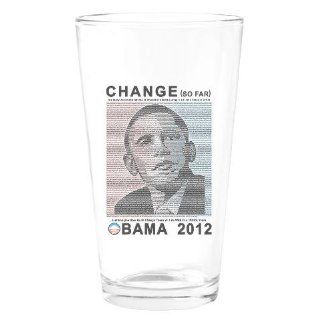 Change So Far 2012 Obama 2012 Drinking Glass by 