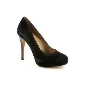 HK by Heidi Klum Ilana Womens Size 5 5 Black Suede Platforms Shoes