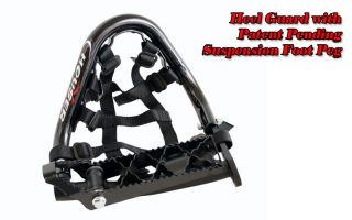 Houser Racing Pro Bounce Heel Guards w/ Suspension Foot Pegs TRX 450R