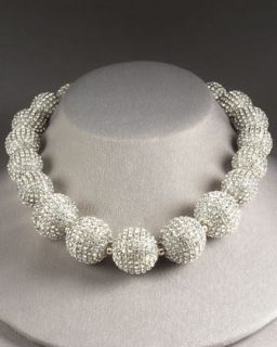 Fragments for  Crystal Pave Ball Necklace   