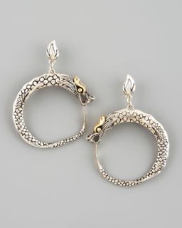  available in silver $ 550 00 john hardy naga dragon hoop earrings