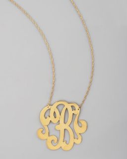  available in gold $ 286 00 jennifer zeuner swirly initial necklace b