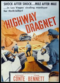 HIGHWAY DRAGNET 1954 DVD   RICHARD CONTE & JOAN BENNETT