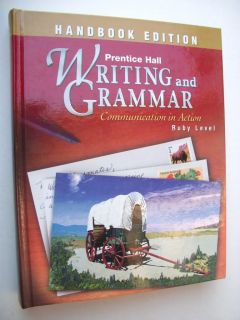 Writing Grammar Handbook 11th Grade 11 Ruby Level 2003 0130373451