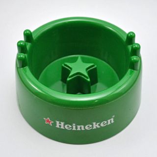 heineken beer green ashtray exclusively designed