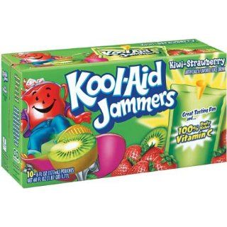 Kool   Aid Juice Drink Jammers Kiwi   Strawberry 10 Pouches   4 Pack