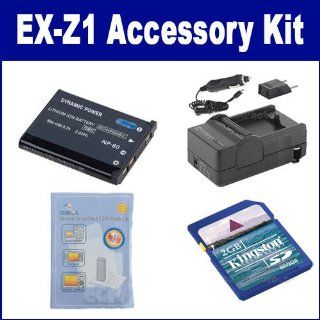 Casio Exilim EX Z1 Digital Camera Accessory Kit includes