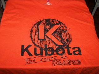 Kubota The Power of Orange Size Medium