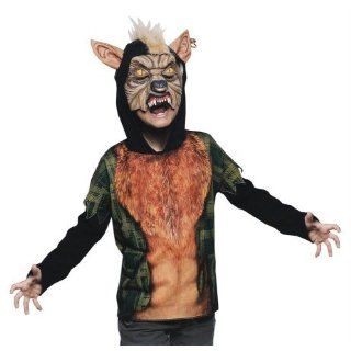 Costumes For All Occasions Pm819019 Werewolf Hoodie Child
