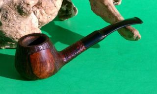 this is a clean hilson bolero 17 bent brandy with panels estate pipe