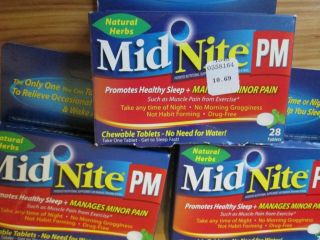  3 Midnite PM by Midnite 84 Chewable Tablets