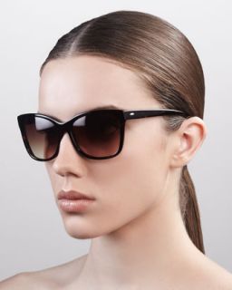 D0CRE Barton Perreira Cateye Gradient Sunglasses, Walnut