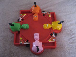  1985 Milton Bradley Hungry Hungry Hippos Game Complete Nice