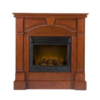 SEI Heritage Classic Electric Fireplace, Mahogany Home