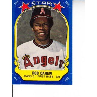 1981 Fleer Star Stickers #40 Rod Carew Baseball 