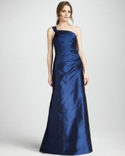 Phoebe Couture One Shoulder Gown, Navy   