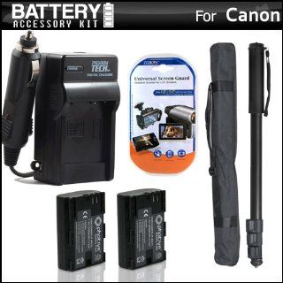 2 Pack Battery Kit For For The Canon EOS 60D, EOS 5D Mark