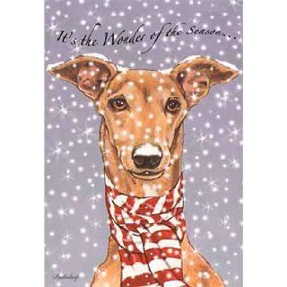Greyhound in Scarf Boxed Christmas Cards