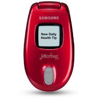 Jitterbug J Cell Phone (Red) Cell Phones & Accessories